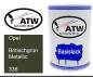Preview: Opel, Britischgrün Metallic, 336: 500ml Lackdose, von ATW Autoteile West.